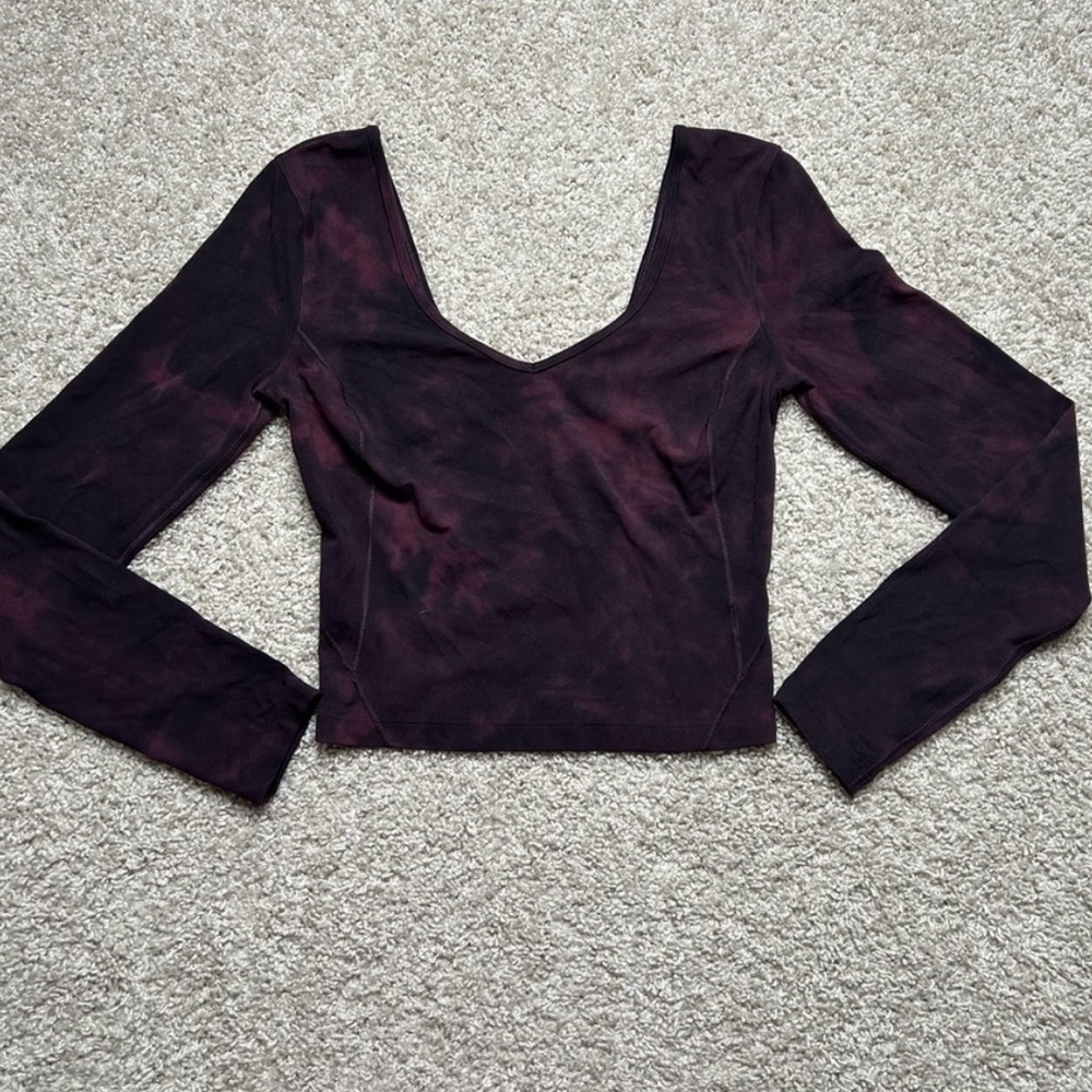 lululemon align tie dye long sleeve